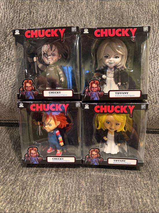 Culturefly Other - Chucky & Tiffany 4.5-Inch Vinyl Figures